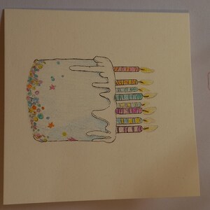 Birthday Cake Birthday Card