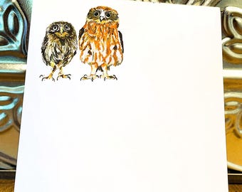 2 Owls Notepad, 50 sheets