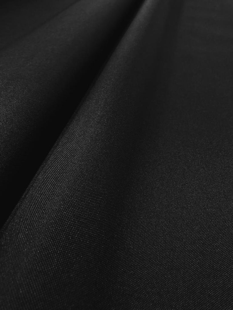 Black Heavy Duty 600d PVC Coated Waterproof Polyester Outdoor | Etsy