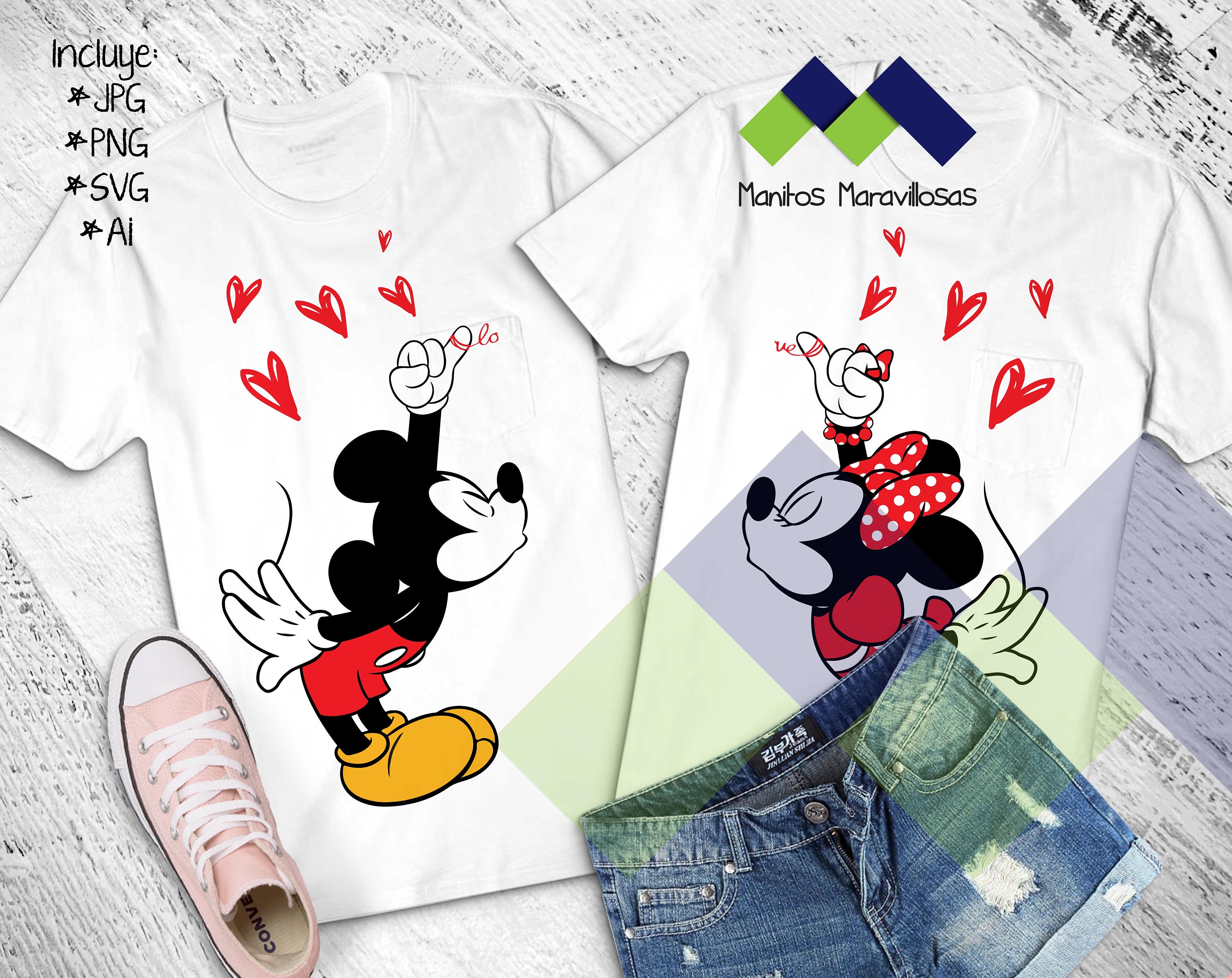 Mickey T-shirt Desing. Vector 