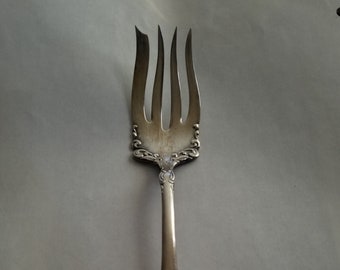 Details about   English Onslow by Worcester Sterling Silver Fruit Fork HH WS Pistol Grip 6 1/2" 