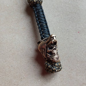 Lanyard paracord Berserk,Bead Bronze,Keychain Edc,Accessoaries Knife