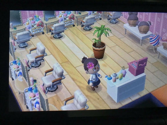 Animal Crossing New Leaf Beauty Salon 10 Mio Bells Etsy