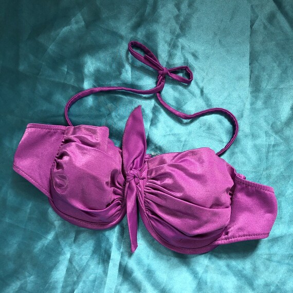 1960s purple bikini top!