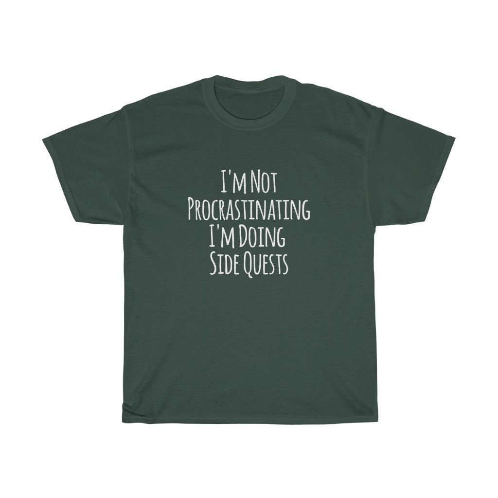 Funny Nerd Tshirt I'm Not Procrastinating I'm Doing - Etsy