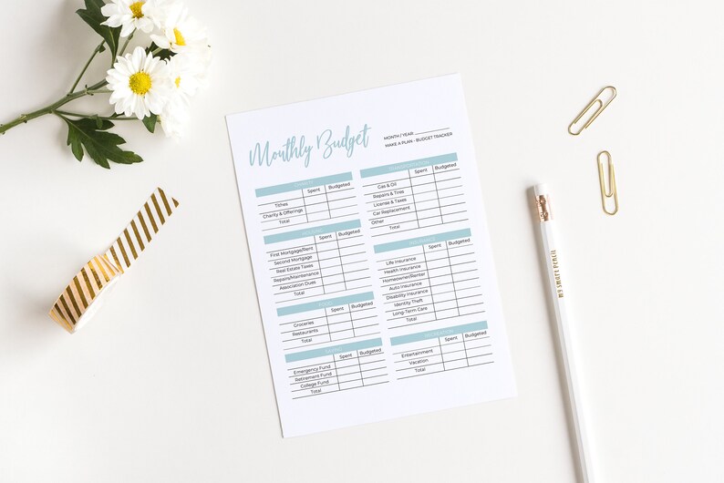 Financial Planner Printables- Budget Binder, Financial Peace, Dave ...