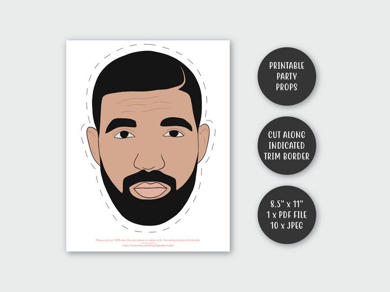 PRINTABLE Drake Props Printable Props Champagne Papi Etsy printable-drake-props-printable-props-champagne-papi-etsy