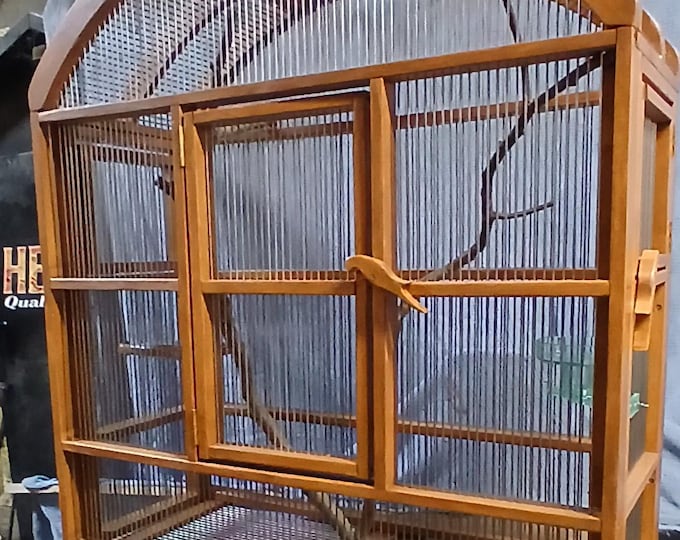 Picture of WOODEN BIRD CAGE - Etsy