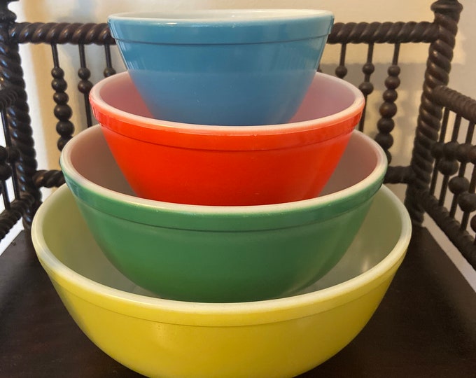 Circa 1950s Pyrex Bowl Set - Etsy