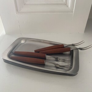 Mid-Century Plate Set  (Set of 4)