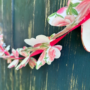 Butterfly garland, Paper garland, bunting for kid’s room birthday party decorations
