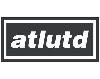 Atlanta Soccer United parachoques pegatina ATL UTD Band Logo (Grande)