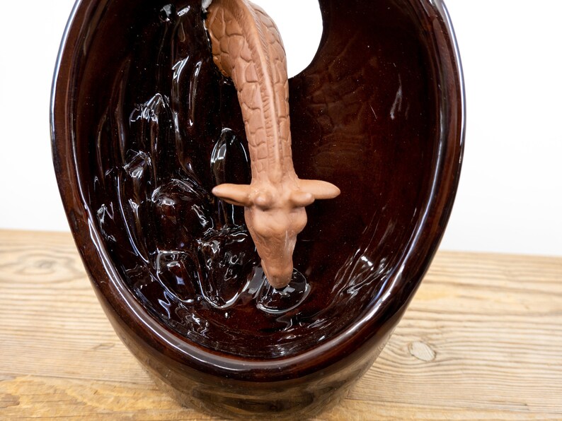 GIRAFFE Ceramic Backflow Pond Incense Burner Waterfall Etsy