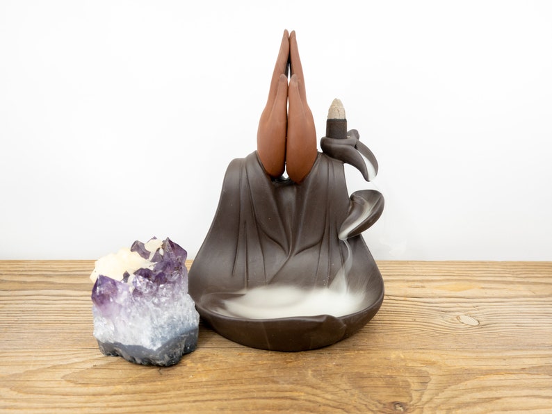 SPIRITUAL Ceramic Backflow Incense Burner Waterfall Incense Etsy