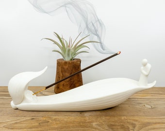 Stick Incense Holder | White Incense Holder | Meditation Incense Holder