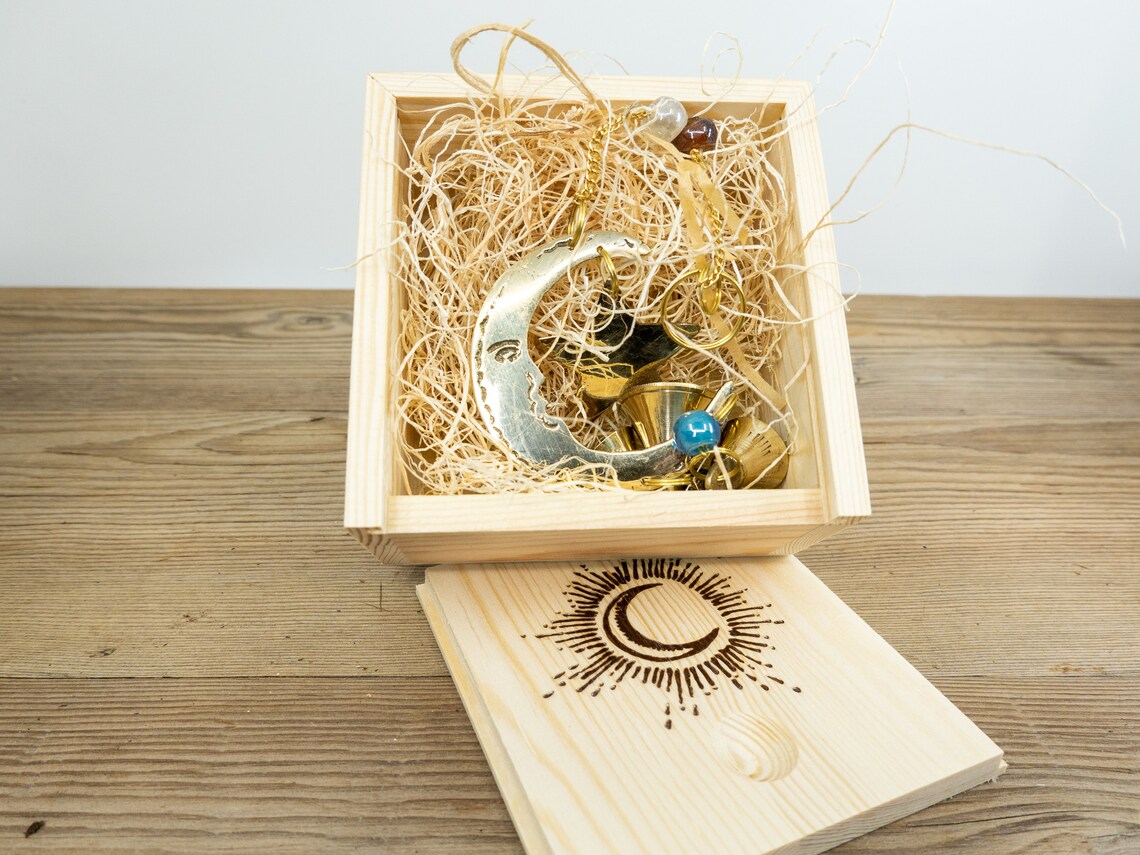 Small CELESTIAL Brass Bell Wind Chime CELESTIAL Altar Etsy