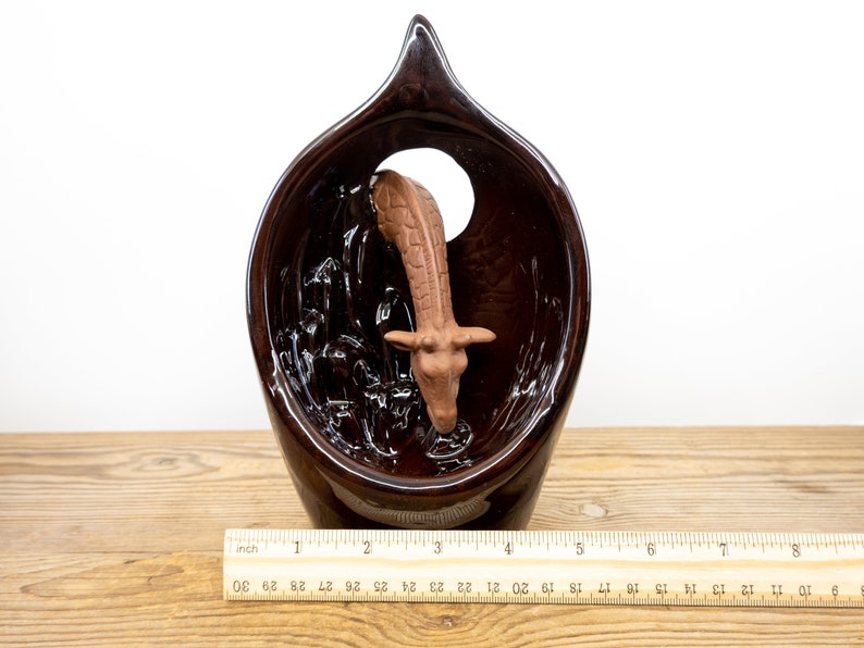 GIRAFFE Ceramic Backflow Pond Incense Burner Waterfall Etsy