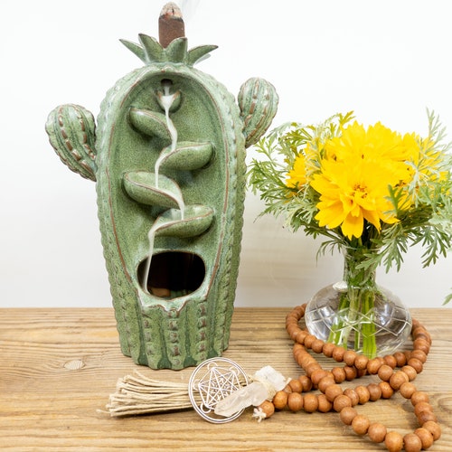 GIRAFFE Ceramic Backflow Pond Incense Burner Waterfall Etsy