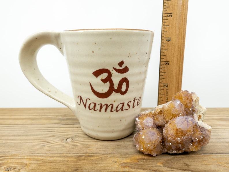Namaste Coffee Cup Namaste Mug Yoga Coffee Mug Yoga Tea Etsy