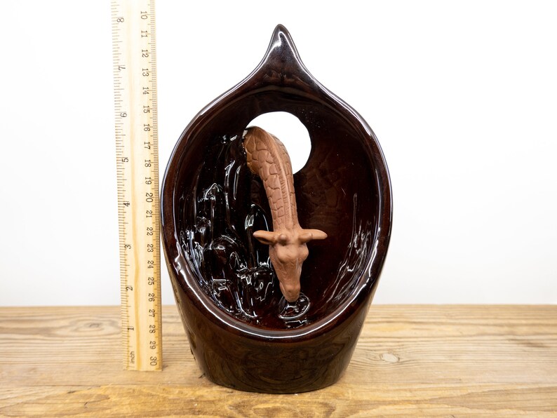 GIRAFFE Ceramic Backflow Pond Incense Burner Waterfall Etsy