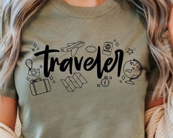 Traveler Shirt, Adventure Sweatshirt & Tee, Vacation Ready