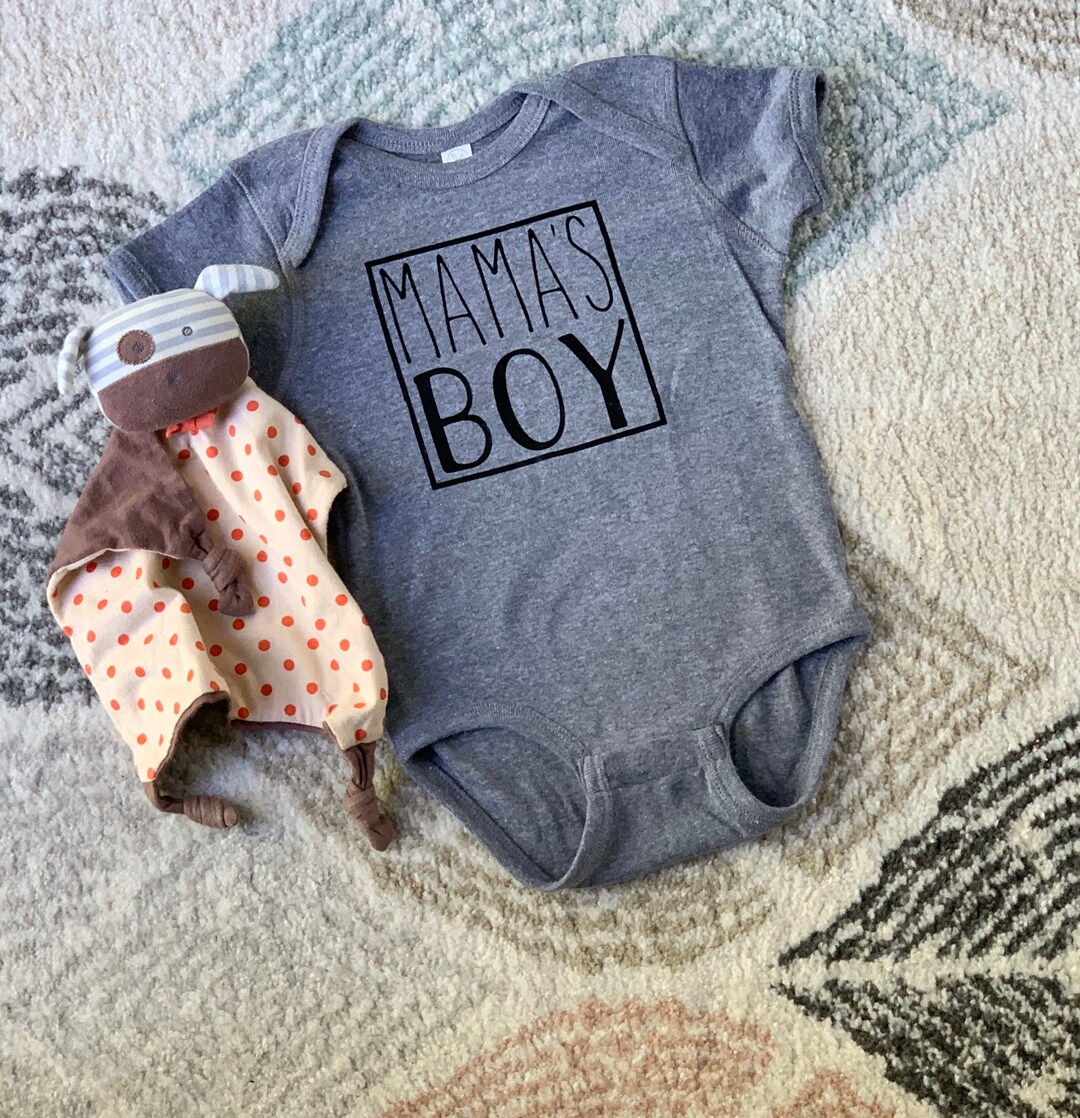 Mama's Boy Bodysuit Mama's Boy Onesie Longsleeve Etsy