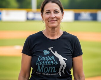 Maglietta per la mamma del centrocampista - Maglietta da baseball personalizzata - Scegli il tuo numero da giocatore - Oltre 75 colori!