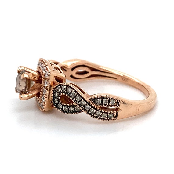 Le Vian 14k Rose Gold Chocolate Diamond & Vanilla… - image 6