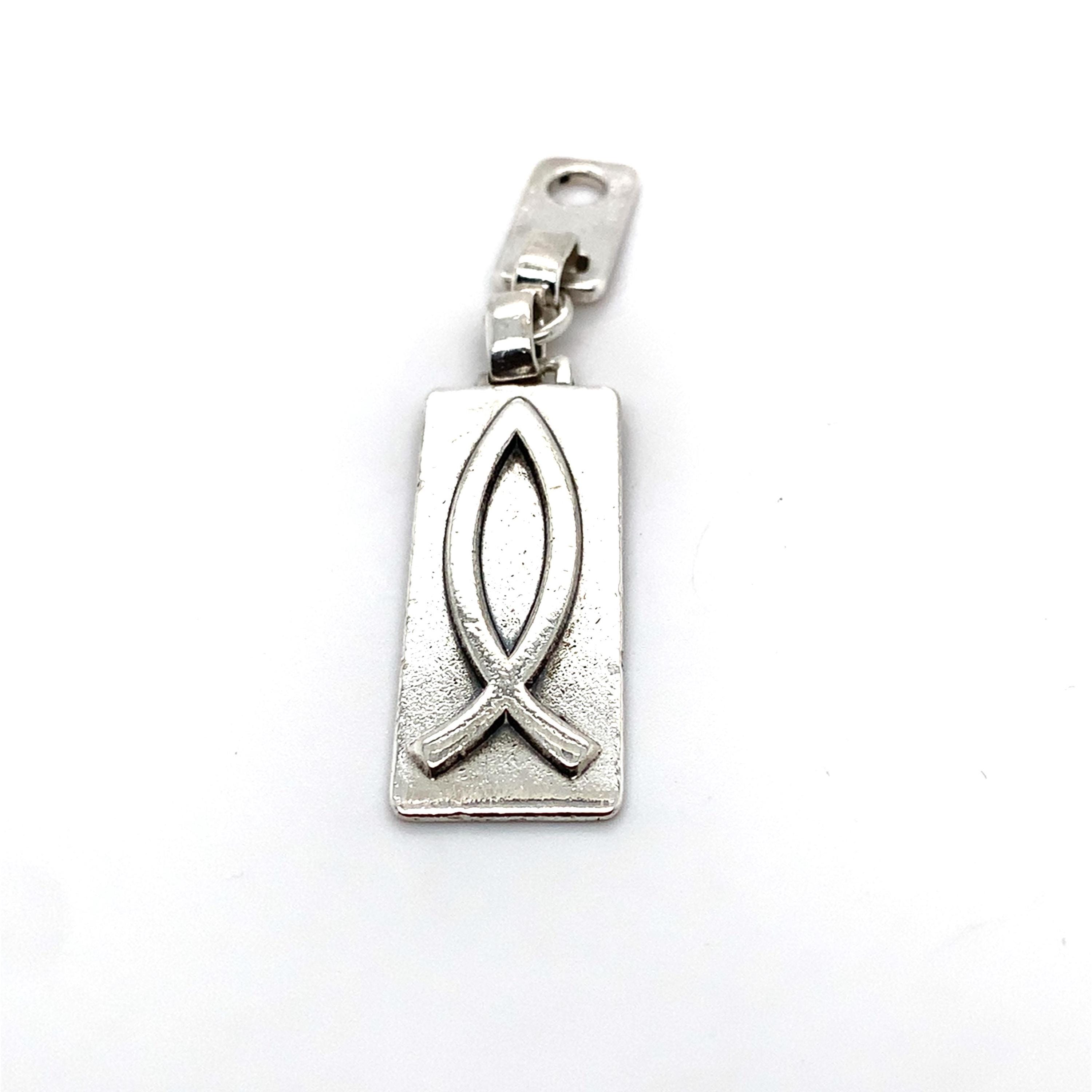 James Avery 925 Sterling Silver Retired Ichthus Fish Charm Retired