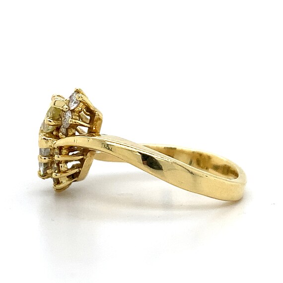 Kurt Wayne 18k Gold Fancy Yellow & White Marquise… - image 7