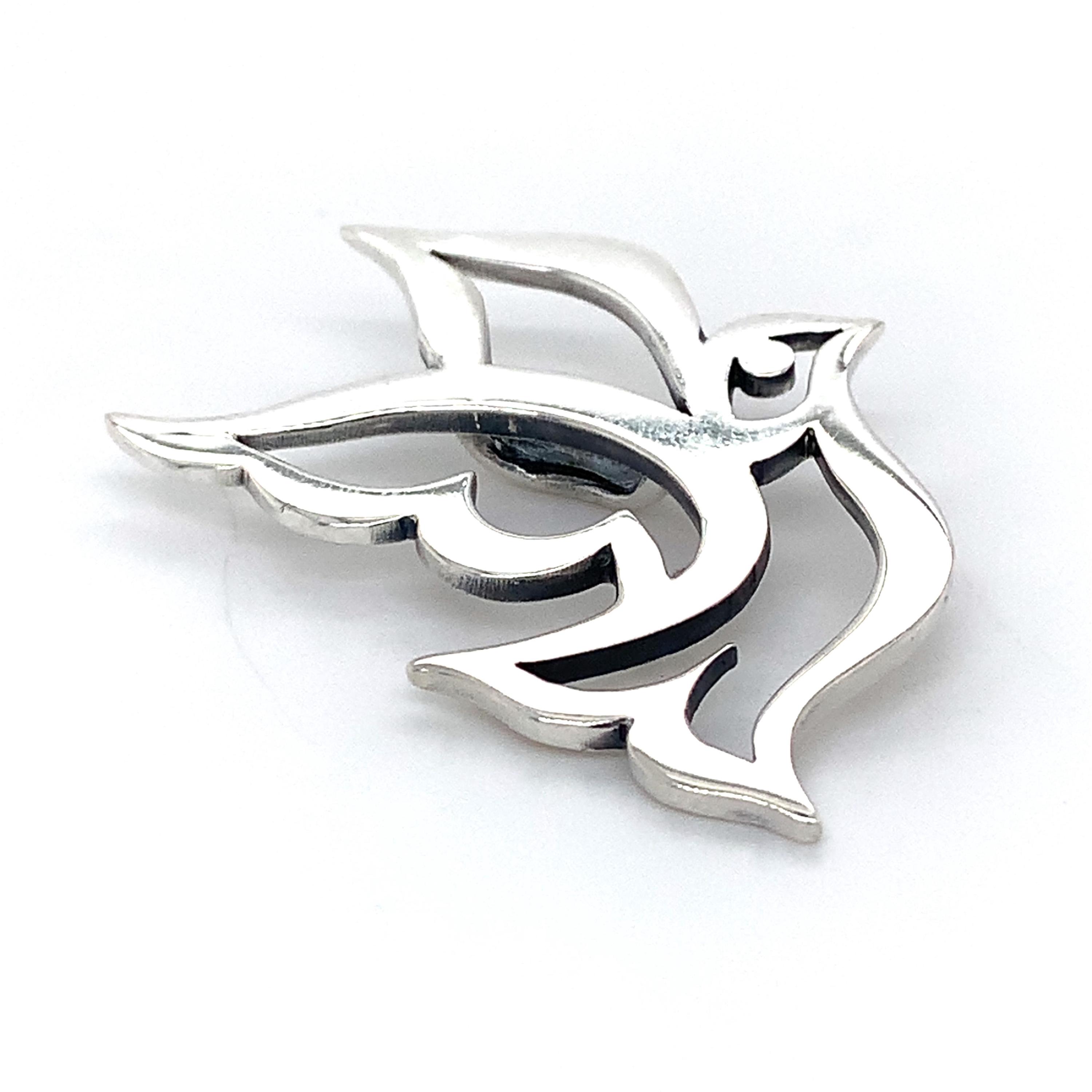 James Avery 925 Sterling Silver Retired Open Dove/bird in Flight