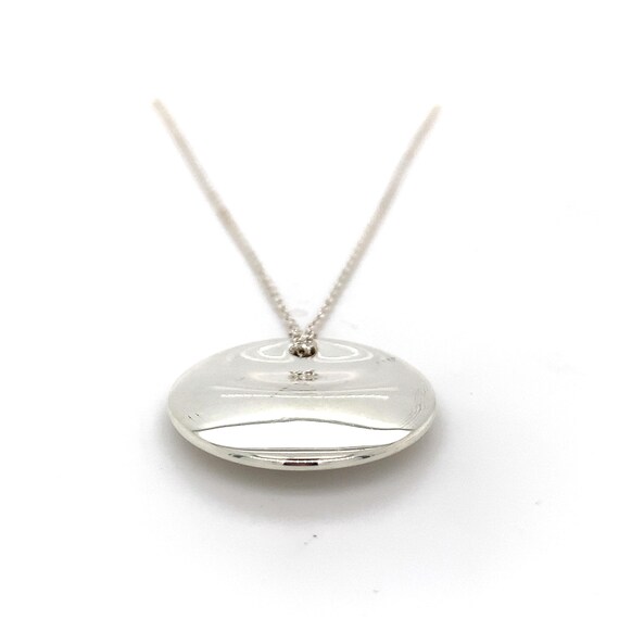 Elsa Peretti Tiffany and Co Round Pendant With 16… - image 2