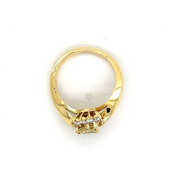Kurt Wayne 18k Gold Fancy Yellow & White Marquise… - image 2
