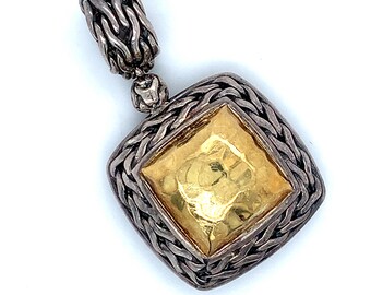 2004 Chrome Hearts Baby Fat Sterling Silver Cross Pendants