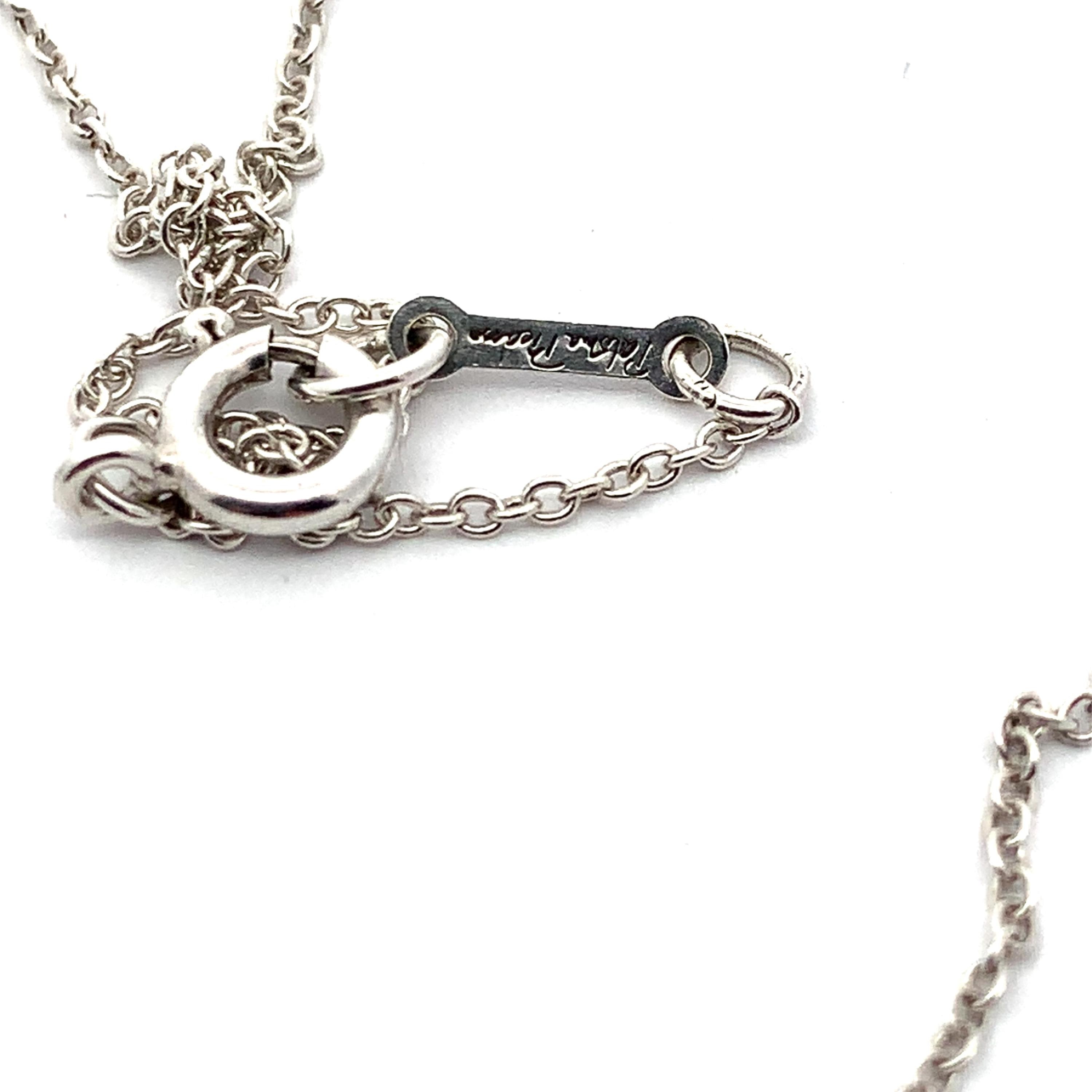 Tiffany & Co. 925 Sterling Silver Paloma Picasso Concave Cross