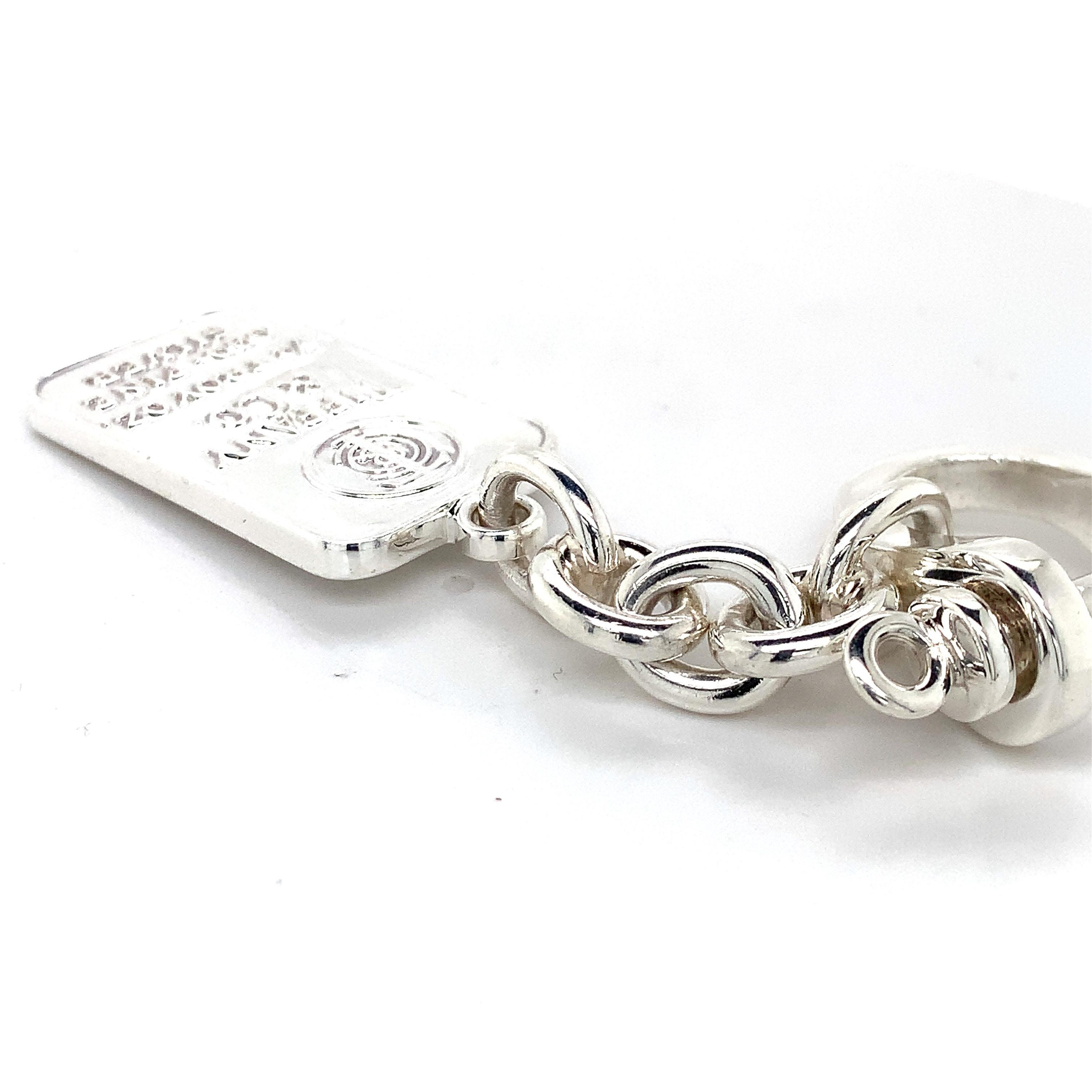 ティファニー　キーリング　インゴット　シルバー999×シルバー925 チャーム ティファニー キーリング インゴット シルバー999×シルバー925