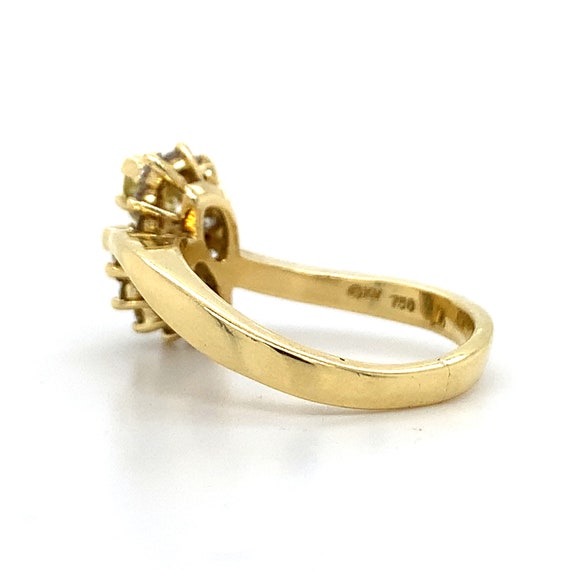 Kurt Wayne 18k Gold Fancy Yellow & White Marquise… - image 6