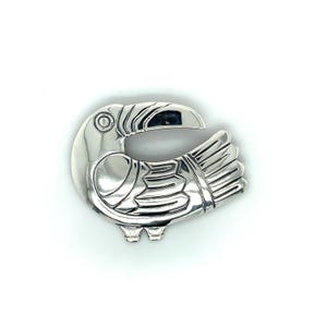 Laurel Burch 925 Sterling Silver Toucan Brooch/Pin