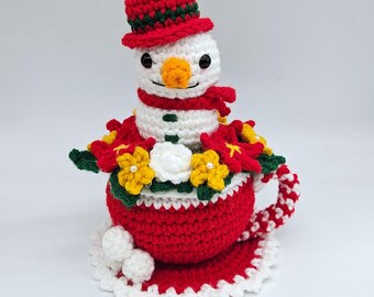 Everlasting Winter Garden Teacup-Croc het Pattern PDF