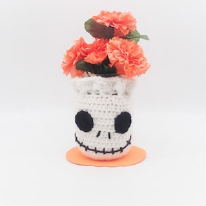 Skeleton Pouch/ Cozy PDF Amigurumi Crochet Pattern