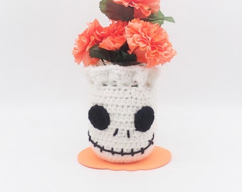 Skeleton Pouch/ Cozy PDF Amigurumi Crochet Pattern