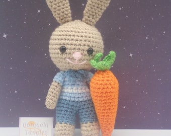 Bradley Bunny- Crochet Amigurumi Pattern PDF