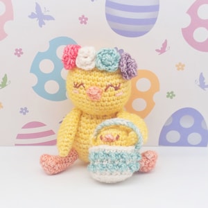 Mama & Baby Chick- Crochet Amigurumi Animal Pattern PDF