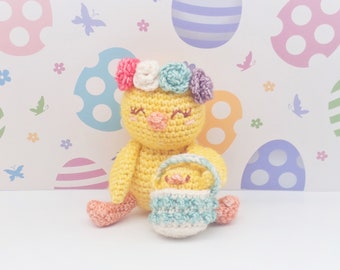 Mama & Baby Chick- Crochet Amigurumi Animal Pattern PDF
