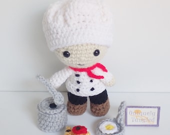 Chef Felton- Crochet Amigurumi Pattern PDF