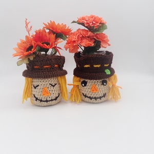 Scarecrow Pouch/Cozy PDF Amigurumi Crochet Pattern