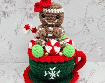 Cup of Sweets & Ginger Smiles-Crochet Pattern PDF