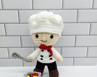 Chef Felton- Crochet Amigurumi Pattern PDF