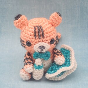 Baby Tiger- Crochet Amigurumi Animal Pattern PDF