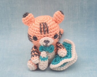 Baby Tiger- Crochet Amigurumi Animal Pattern PDF